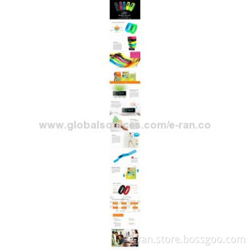 ER-W08 Health Monitoring Wristbands, Advanced Low-radiation Design, Sized 43x17.1mm